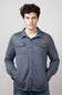 Simply Southern Quilted Shacket for Men in Slate