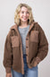 Simply Southern Soft Shacket for Women in Brown 