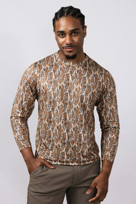 Simply Southern Sport Shirt for Men in Brown Camo