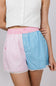 Womens Simply Southern Stripe Serena Boxer Shorts for Women in Pink/Blue