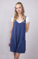 Simply Southern Urban Ribbed Knit Romper for Women in Navy
