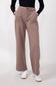 Straight Leg Trouser Sweatpants for Women in Mocha