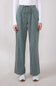 Striped Brushed PJ Pants for Women in Hunter Green