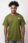 The North Face Box Fit T-Shirt for Men in Forest Olive 