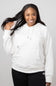 The North Face Evolution Hoodie for Women in White Dune