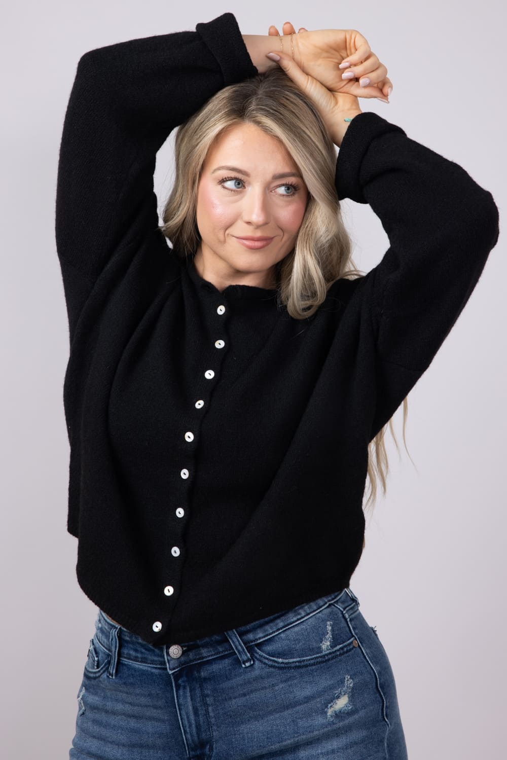Piper Cardigan for Women in Black