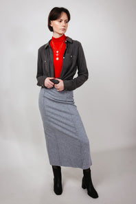 Thread & Supply Lewis Soft Luxe Button Up Shirt for Women in Black Olive