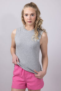 Thread & Supply Adelaide Tank Top for Women in Heather Grey