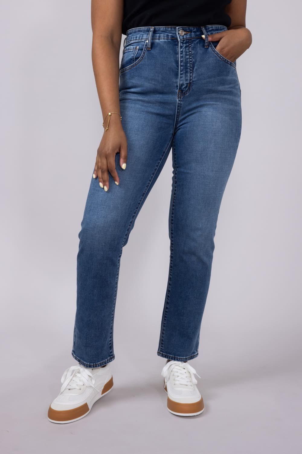 Thread & Supply Mid Rise Adrian Cigarette Straight Jeans for Women