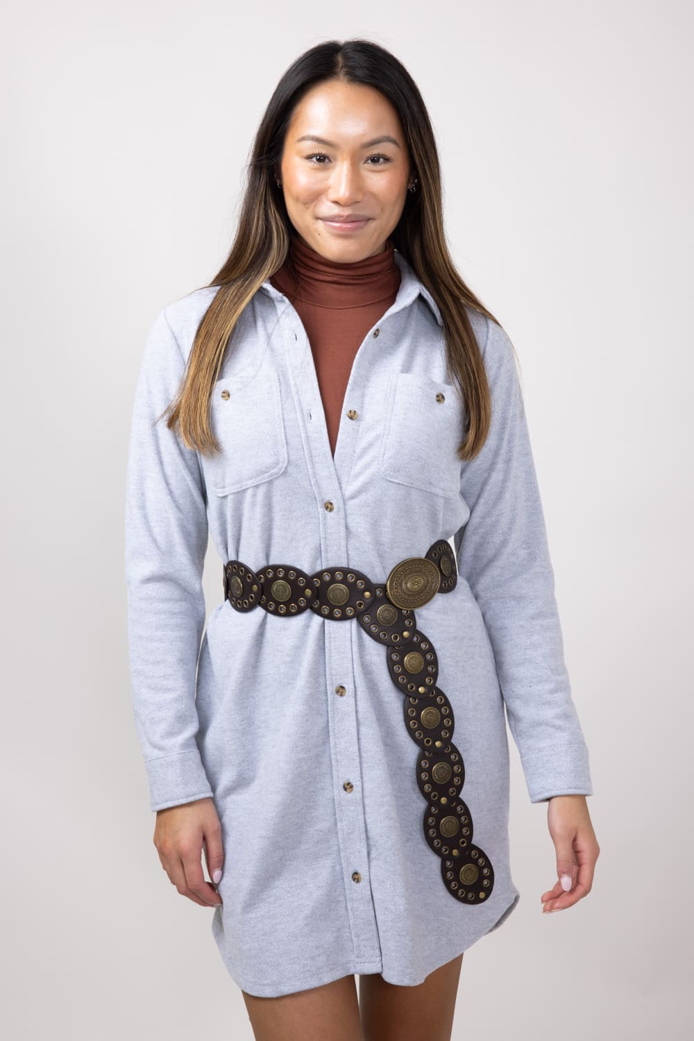 Thread & Supply Leslie Dress for Women in Grey Heather