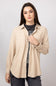 Thread & Supply Lewis Soft Luxe Button Up Shirt for Women in Striped Iced Coffee