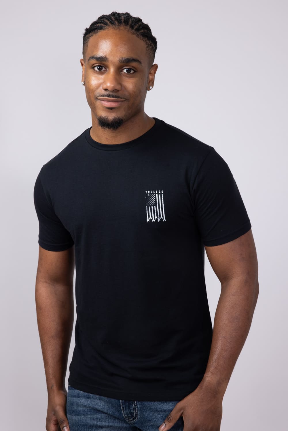 Troll Co Dirty Hands Clean Money Flagship T-Shirt for Men in Black