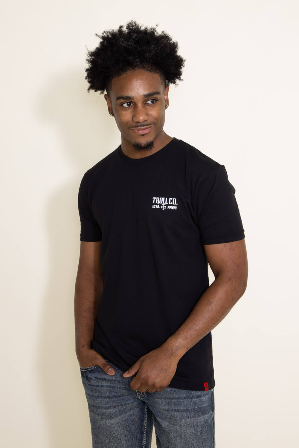 Troll Co Pay Me T-Shirt for Men in Black