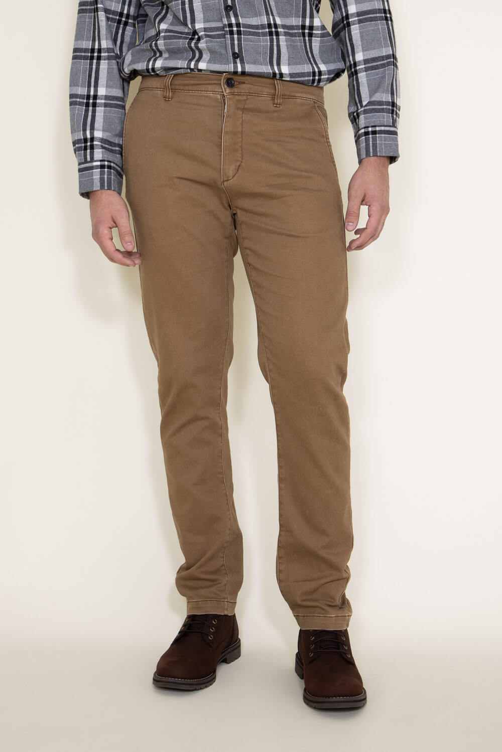 Union Lounge Chino Pants for Men in Chestnut