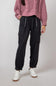 Denim Cargo Joggers for Women in Black
