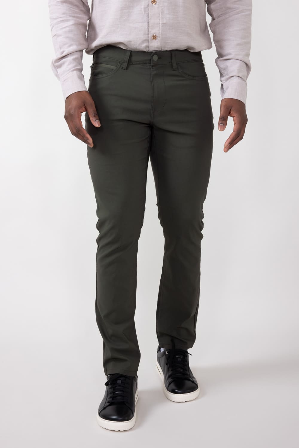 Weatherproof Vintage Momentum 5 Pocket Pants for Men in Olive