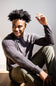 Weatherproof Vintage Raglan Sweater for Men in Pewter Heather