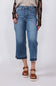 Judy Blue Tummy Control Crop Wide Leg Jeans for Women