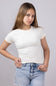 Moa Moa Seamless Shirt for Girls in White