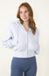 1897 Active Full Zip Fleece Hoodie for Women in Ice Grey