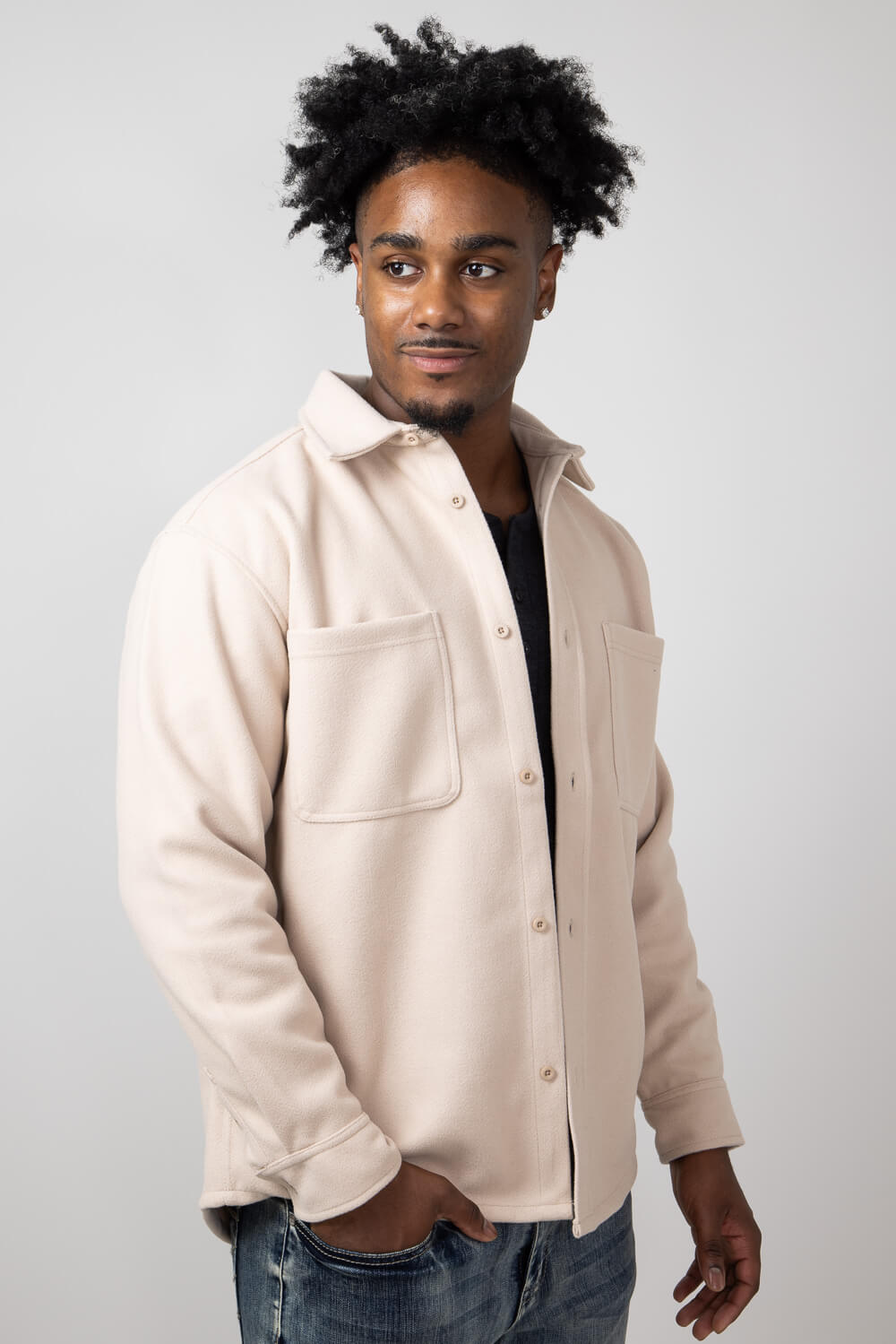 1897 Original Heavy Shacket for Men in Cream