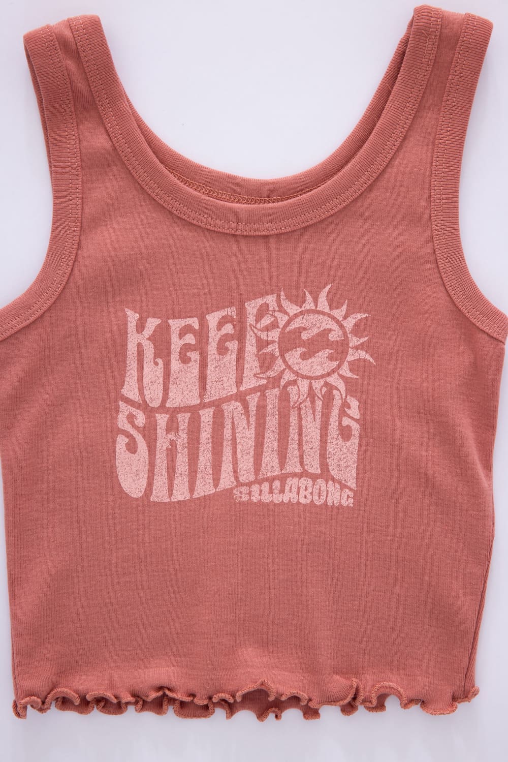 Billabong Youth Keep Shining Tank Top for Girls in Canyon Roses