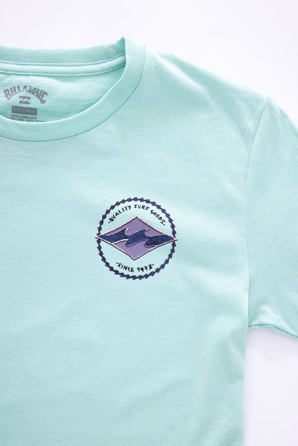 Billabong Youth Orbit Arch T-Shirt for Boys in Mint Blue 