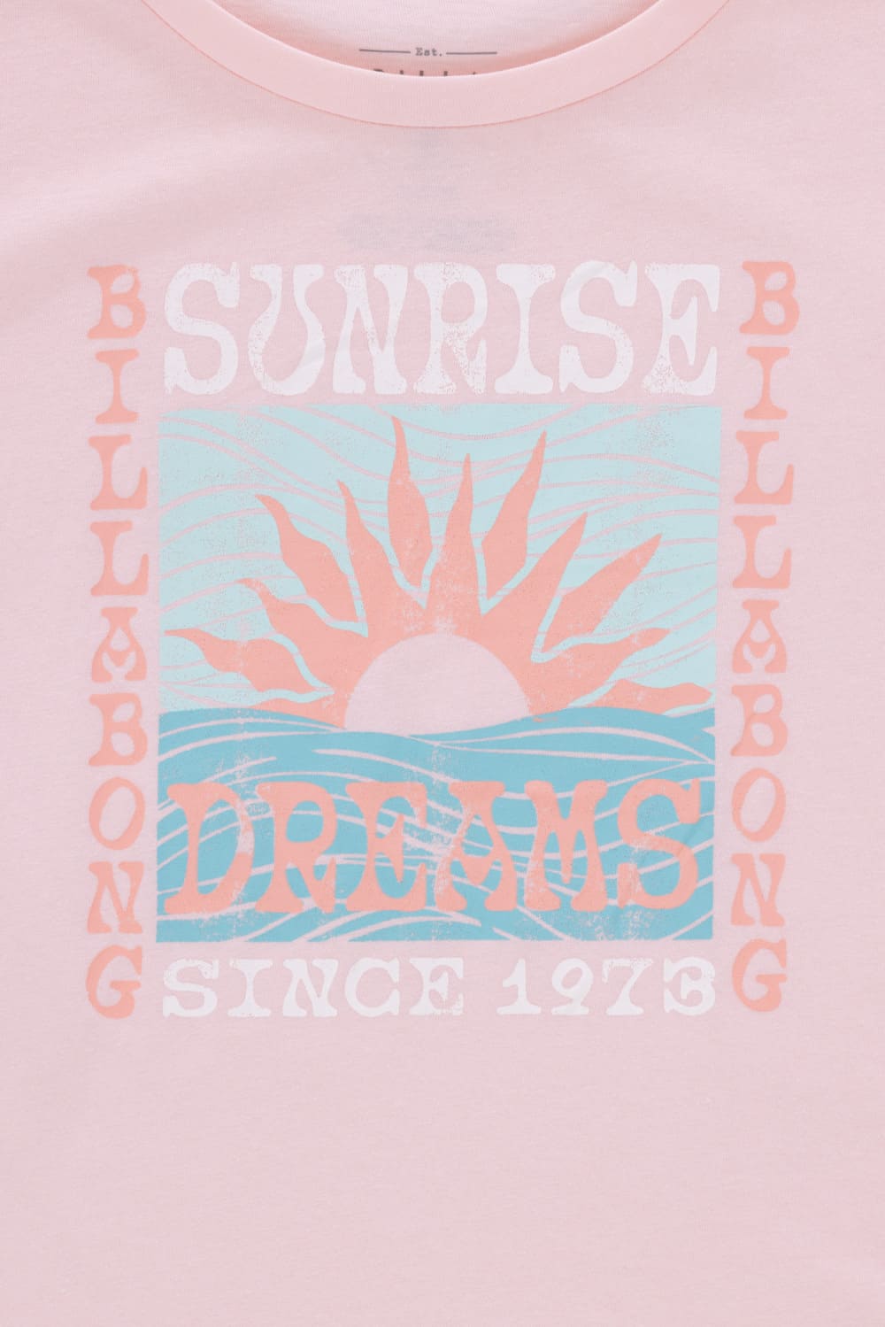 Billabong Youth Sunrise Dreams Boyfriend T-Shirt for Girls in Veiled Rose