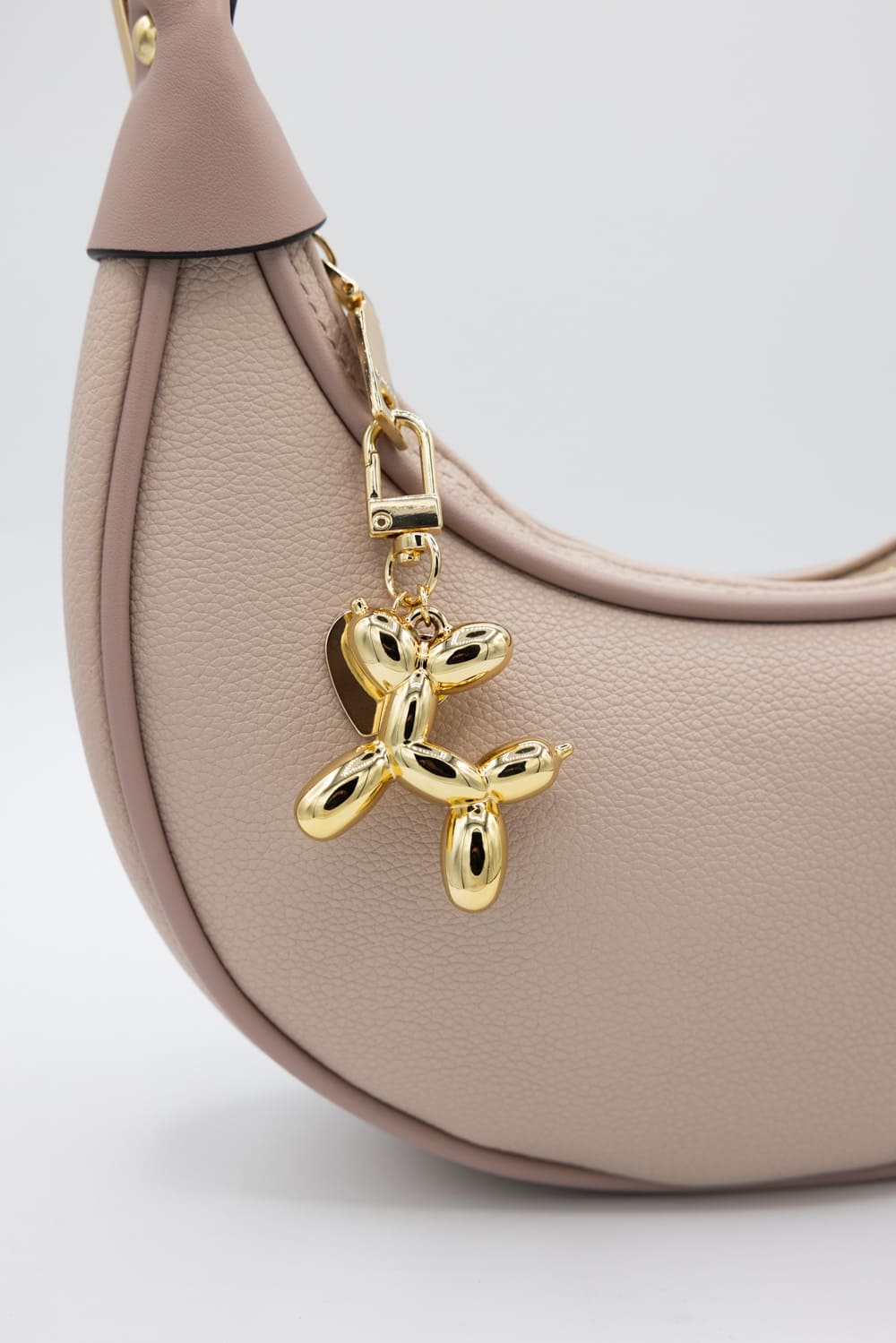 Balloon Dog Purse Charm in Gold