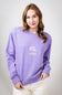 Billabong Palmy Brooklyn Crewneck for Women in Purple Punch