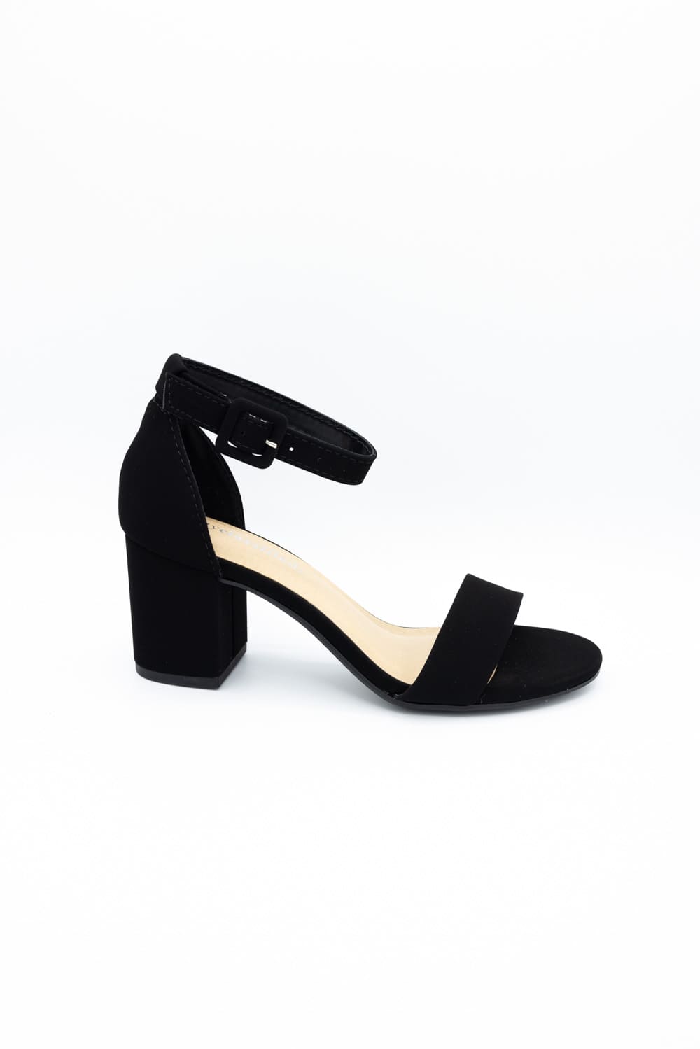 City Classified Cake Block Heels for Women in Black