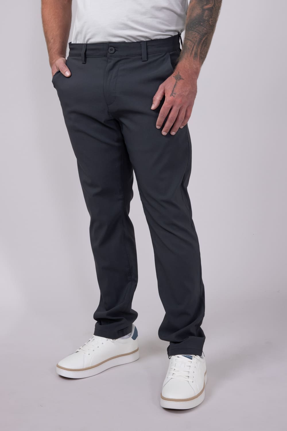 Copper & Oak Faille Trouser Pants for Men in Iron