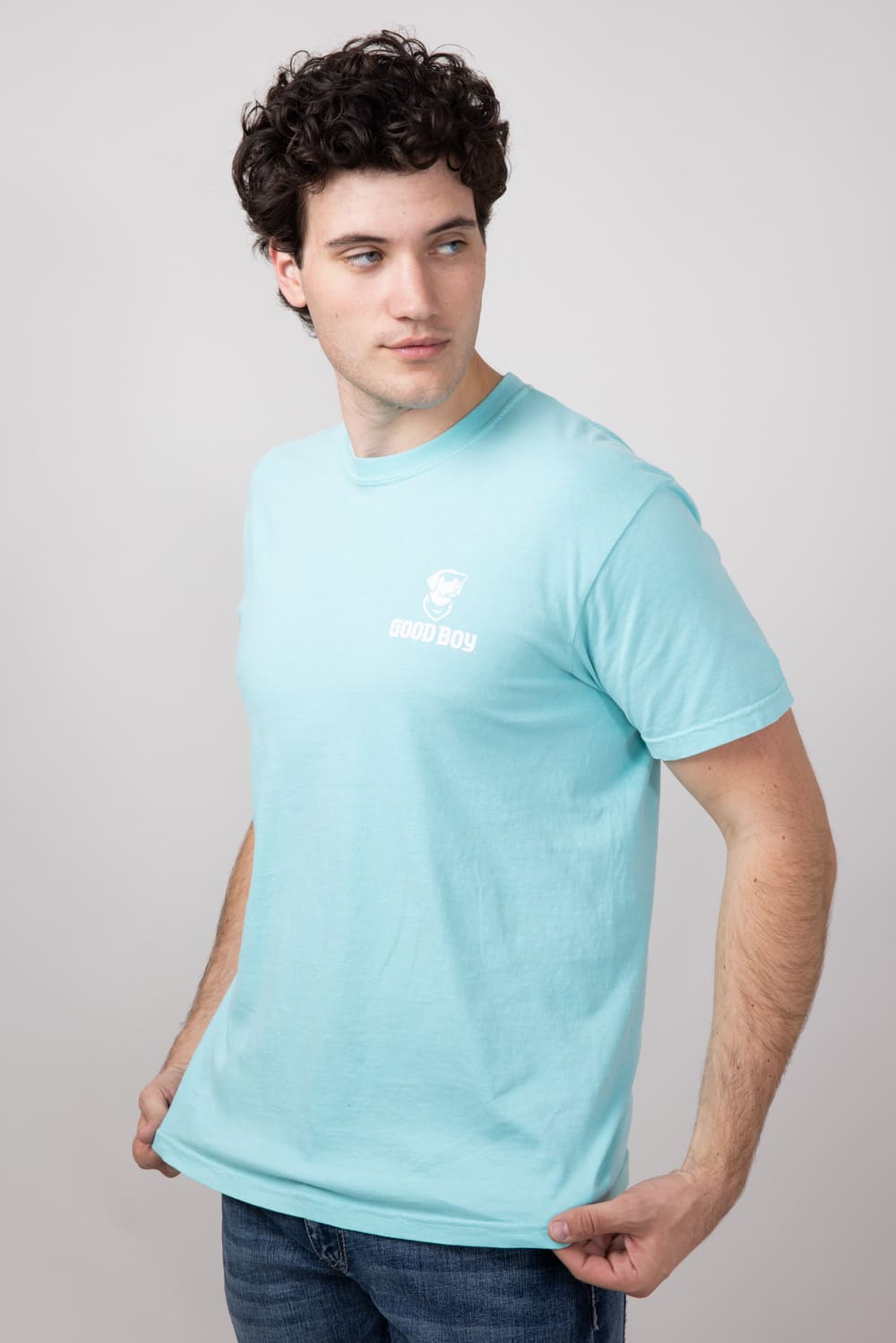 Country Club Dog T-Shirt for Men in Mint