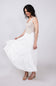 Elan Knit Mix Maxi Dress for Women in Natural/White