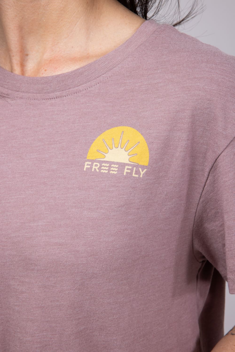 Free Fly Daybreak T-Shirt for Women in Fig Purple