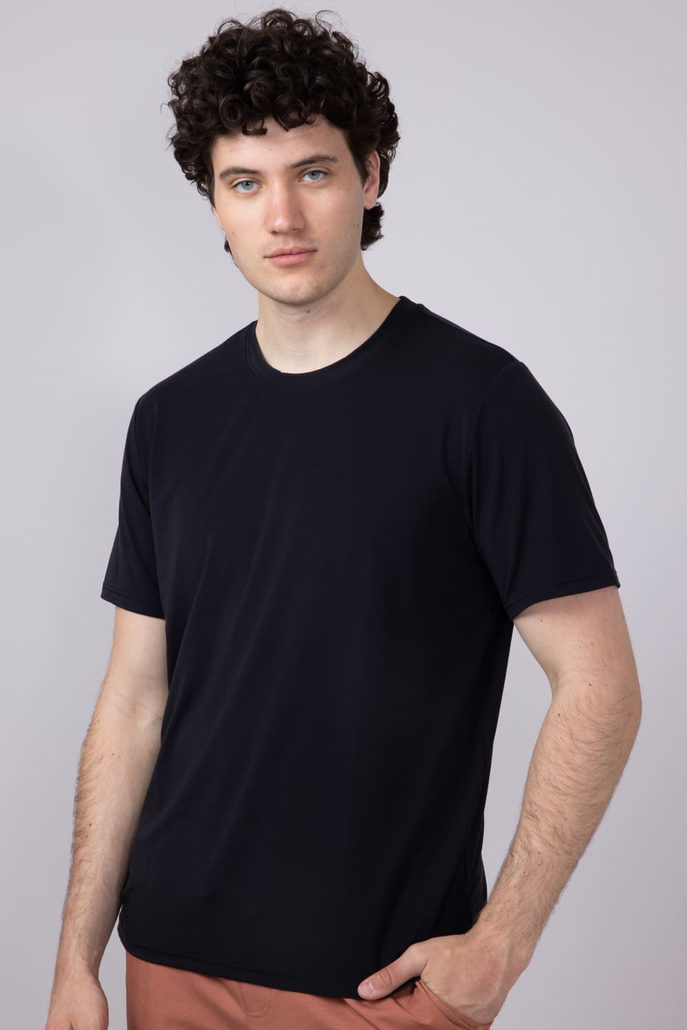 Free Fly Elevate Lightweight T-Shirt for Men in Black