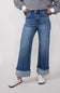 Mica High Rise Wide Cuffed Leg Jeans for Women