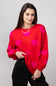 Miracle Multi Hearts Sweater for Women in Red 