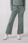 Mono B Hatchi Wide Leg Pants for Women in Dark Olive