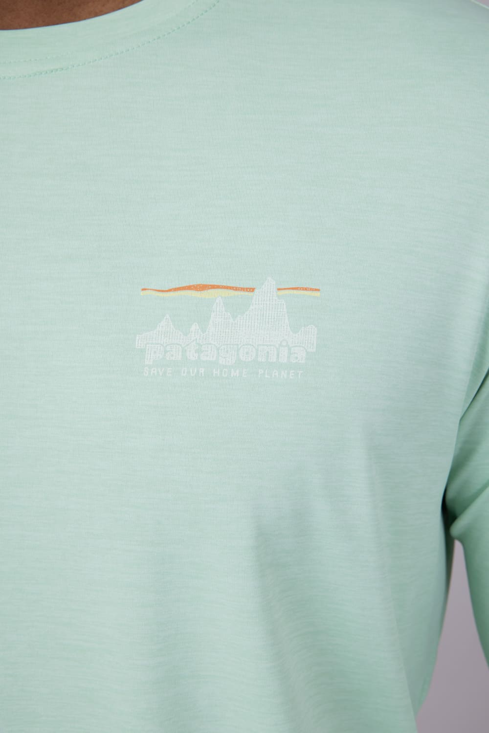 Patagonia Men’s Capeliene Cool Daily Graphic T-Shirt for Men in Green