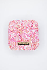 Simply Southern Jewelry Box Case in Pink Paisley
