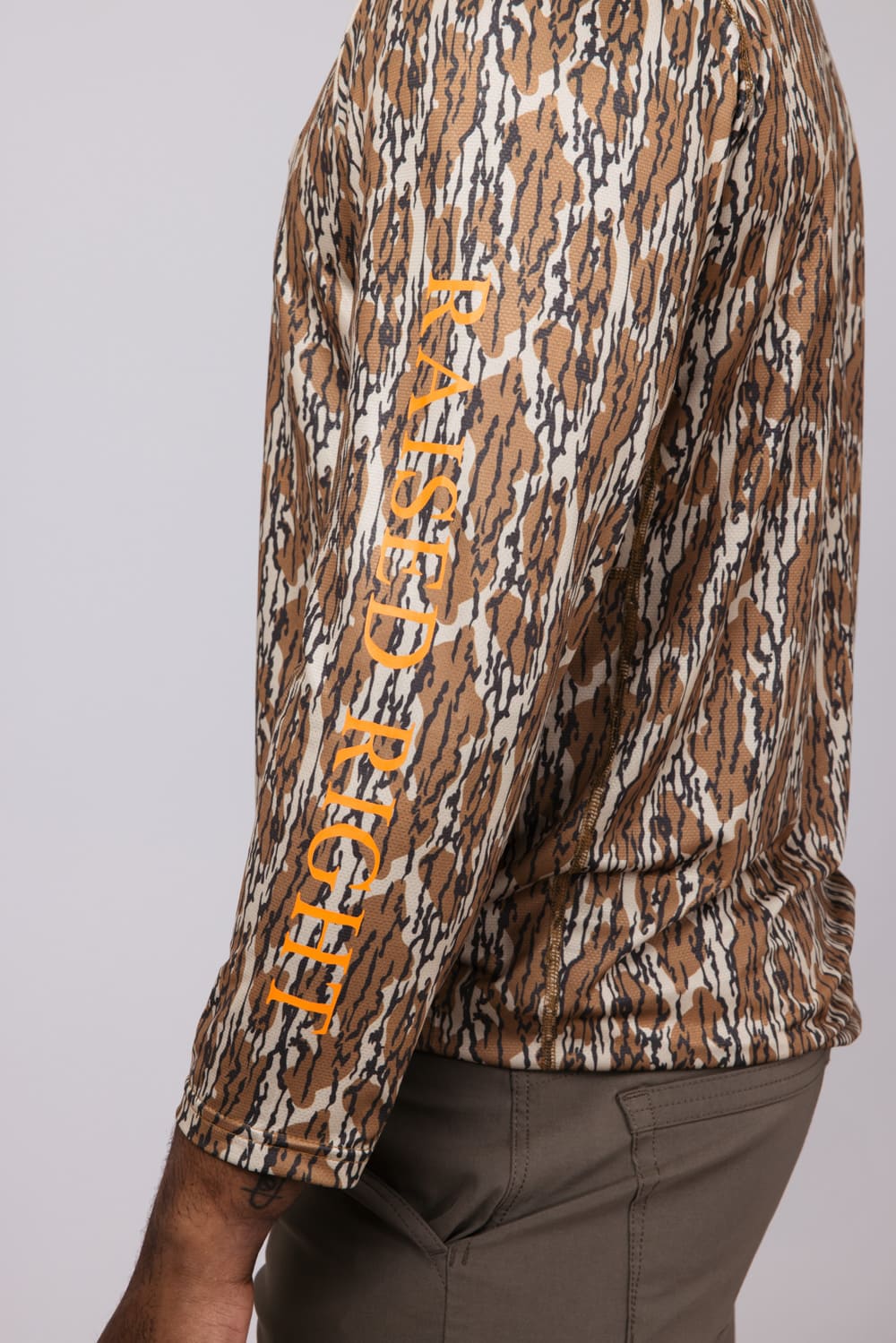 Simply Southern Sport Shirt for Men in Brown Camo