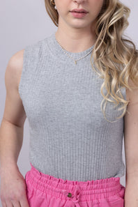 Thread & Supply Adelaide Tank Top for Women in Heather Grey
