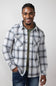 Thread & Supply Clark Shirt for Men in Black Grey Plaid
