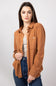Thread & Supply Lewis Soft Luxe Button Up Shirt for Women in Pecan Heather