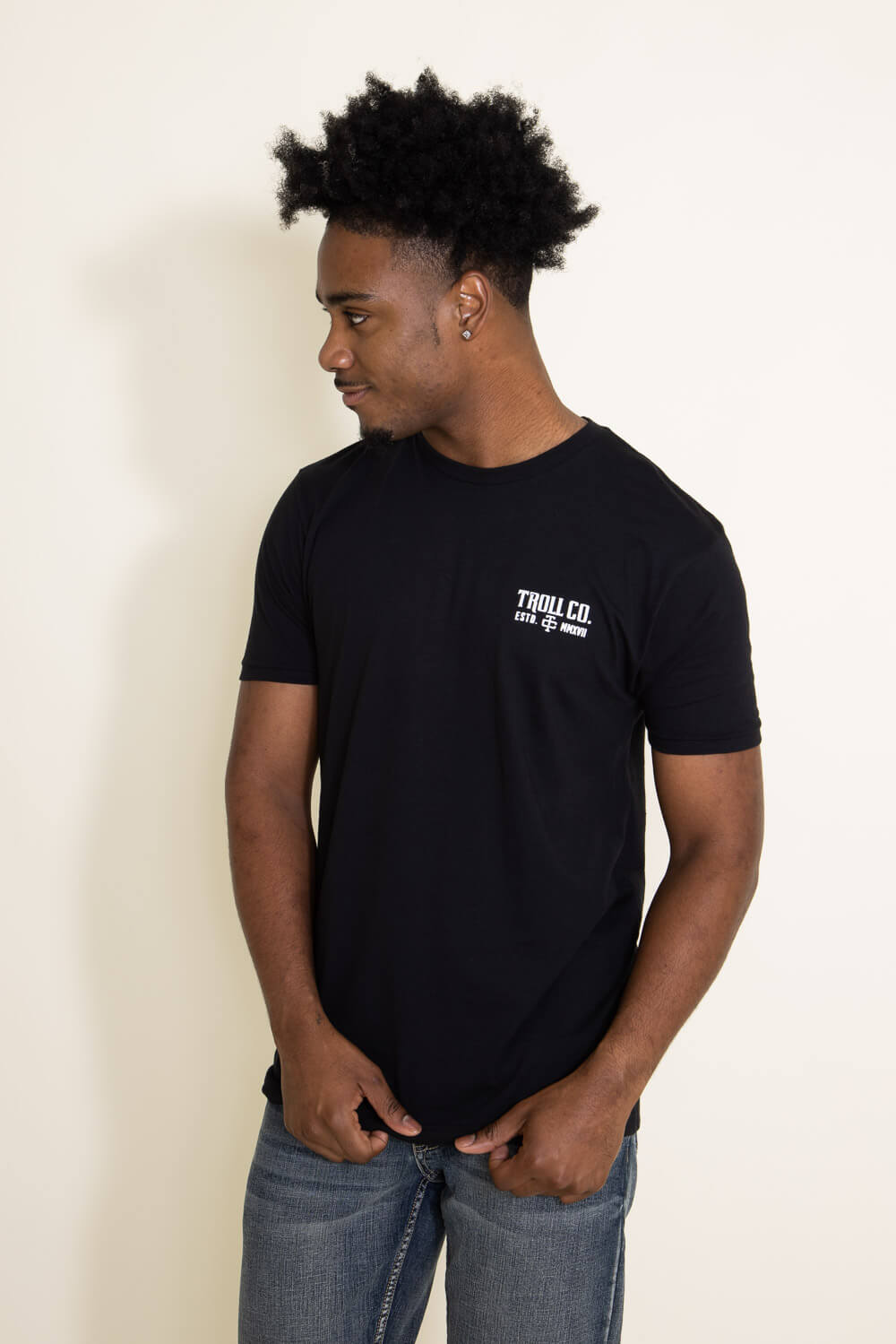Troll Co Pay Me T-Shirt for Men in Black