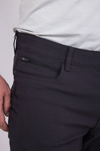 Weatherproof Vintage Faille 5 Pocket Pants for Men in Dark Grey