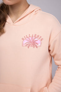 Billabong Youth Feelin’ Free Sweatshirt for Girls in Soft Peach