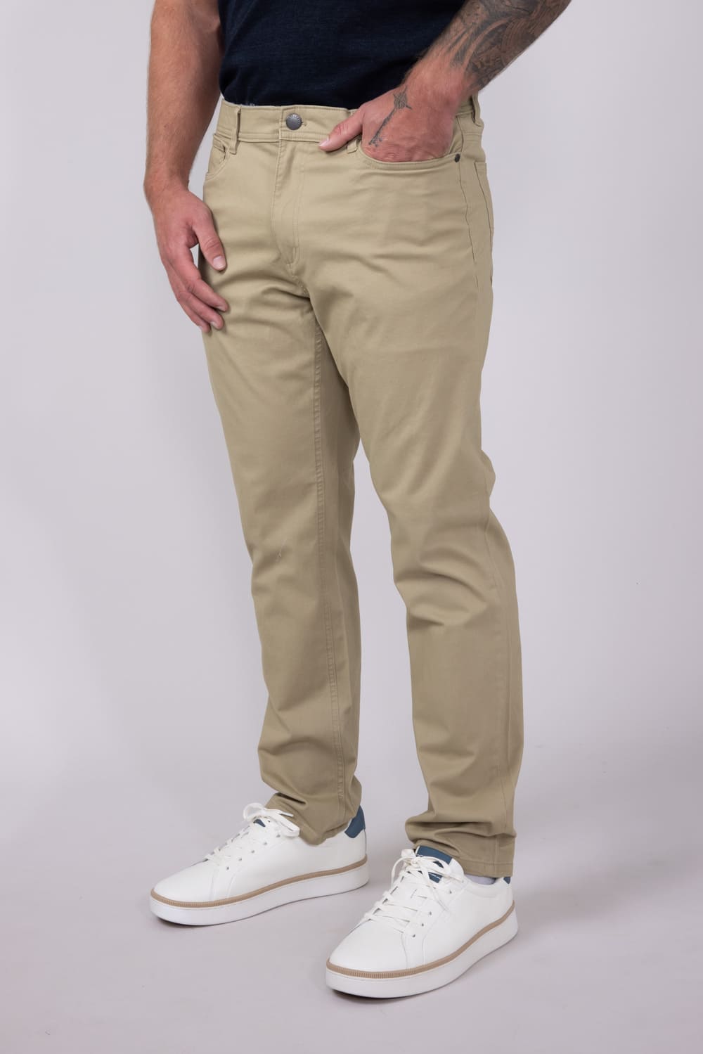 Copper & Oak Leaders Pants for Men in Classic Khaki