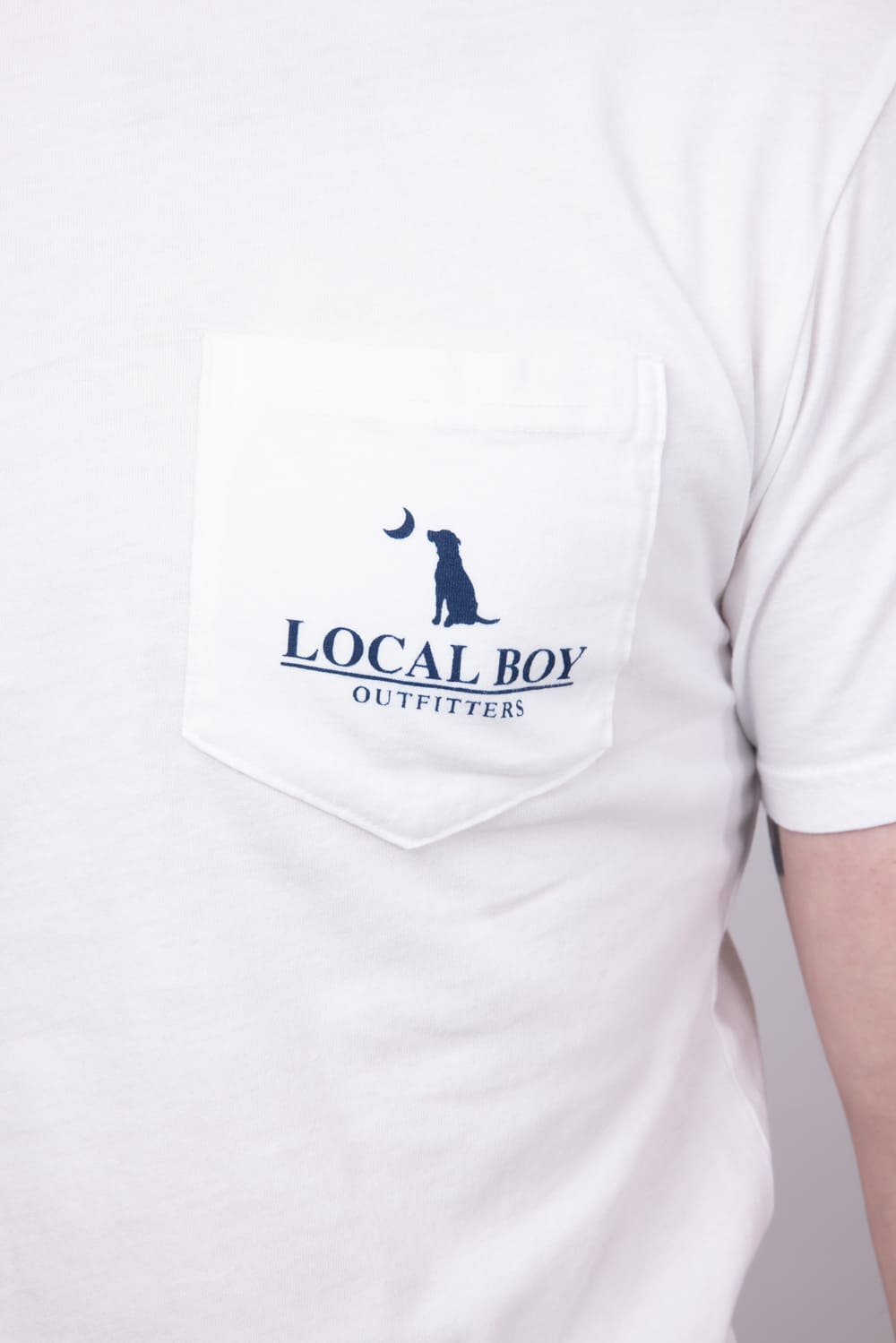 Local Boy Busch T-Shirt for Men in White